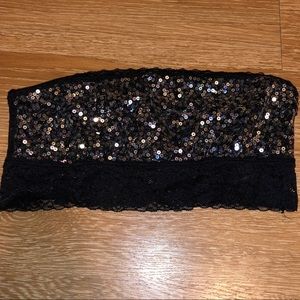 PINK sequin bralette